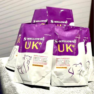 [ ยกกล่อง แมว ] S-MELLOW40 UK 12x40 กรัม แมว หมดอายุ 31/07/27 อาหารเสริมแมวป่วย-แมวปกติ