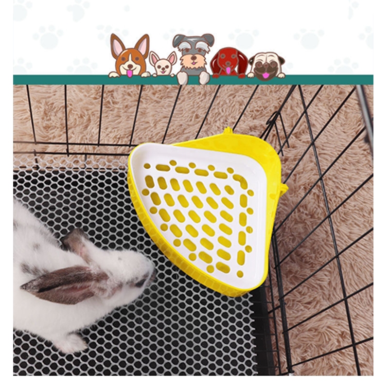 petsecret ห้องน้ำสัตว์เลี้ยง ห้องน้ำกระต่ายเข้ามุม กว้าง 24 ซม.ด้านข้าง 18 ซม.สูง 5 ซม. (ประมาณ) - รูปที่ 6