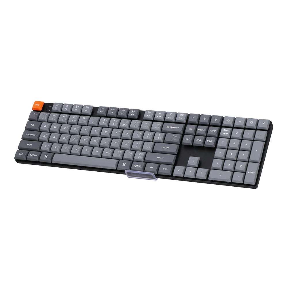 WIRELESS KEYBOARD (คีย์บอร์ดไร้สาย) KEYCHRON K5 MAX (QMK/VIA) (BLACK) (GATERON LOW PROFILE BROWN SWITCH - RGB - EN/TH) (
