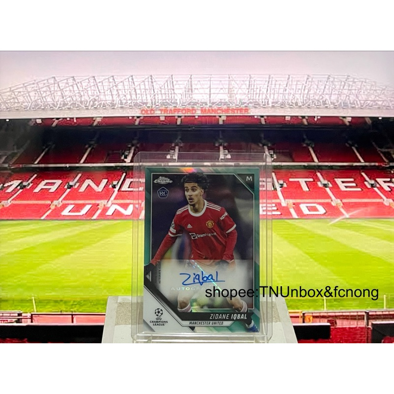 การ์ดลายเซ็นนักฟุตบอล 2021-22 Topps Chrome - Zidane Iqbal /199
