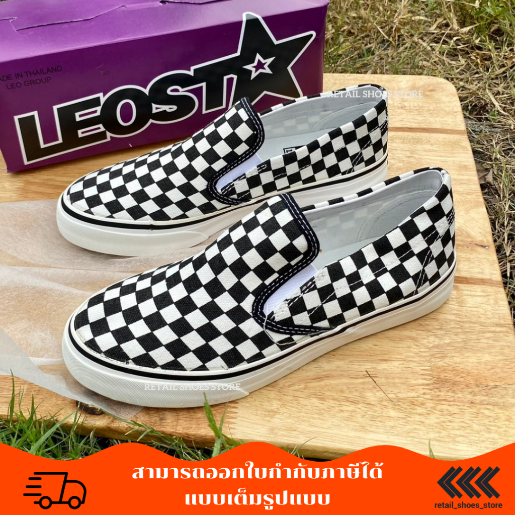 รองเท้าสลิปออน ผ้าใบ ผู้ชาย  ผู้หญิง รุ่น ASI ไซส์ 39-45 มี13สี