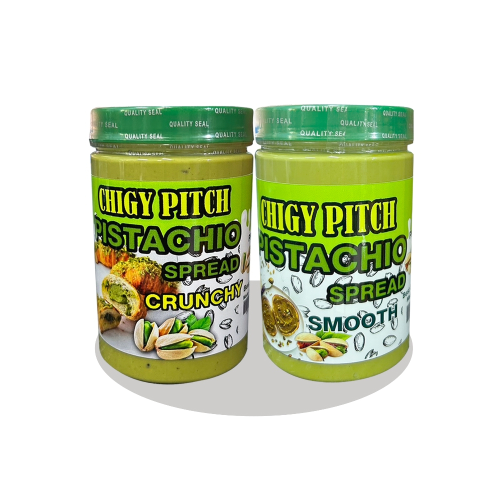 chigy pistachio spread น้ำหนัก 500 กรัม มี 2 แบบ จากมาเลเซีย