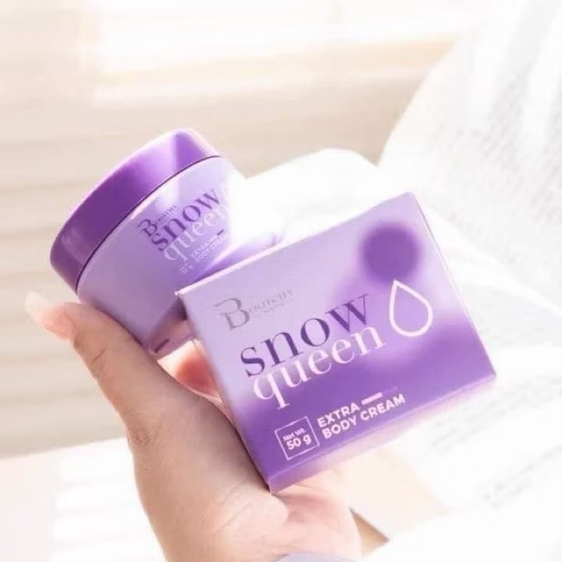 [ซื้อในไลฟ์ลด50%ของแท้]ครีมบูทชี่ไวท์ Bootchy White Snow queen รอยแตกลาย รักแร้ขาหนีบคอดำ ลดกลิ่นตัว