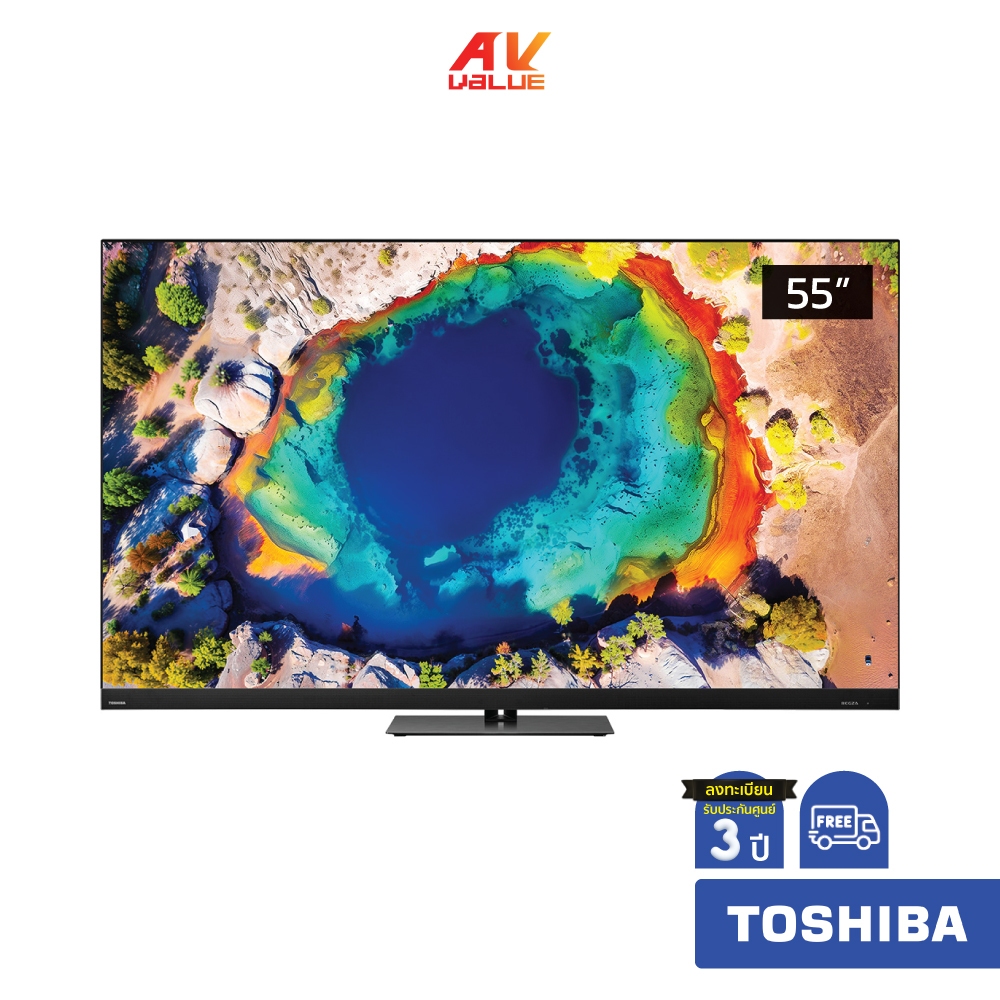 Toshiba 4K Mini LED TV รุ่น 55Z870NP ขนาด 55 นิ้ว Z870N Series ( 55Z870N , Z870NP )