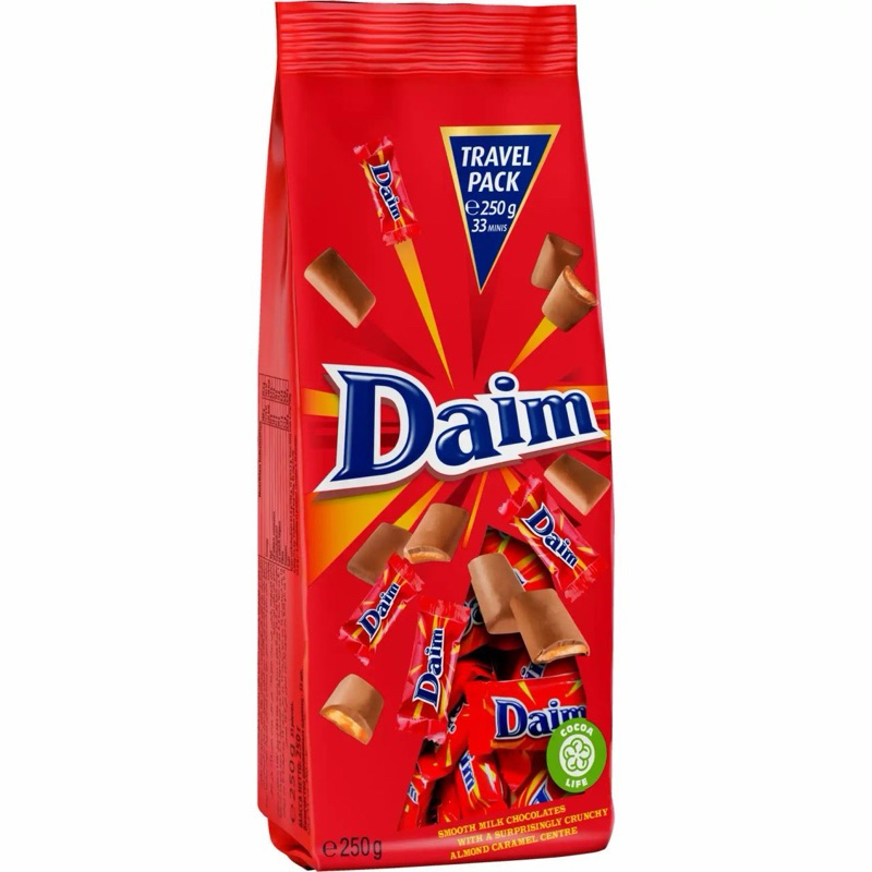 ช๊อคโกแลตดาอิม Daim ขนาด 250G ช๊อคโกแลตดาอิม Daim Caramel Chocolate