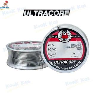 ตะกั่วบัดกรี ลวดบัดกรี 2เมตร ultracore 60/40 Solder Wire 2เมตร 0.25LB 0.25 ปอนด์ 0.25 ปอน 0.8mm 1.2mm 0.8มิล 1.2มิล