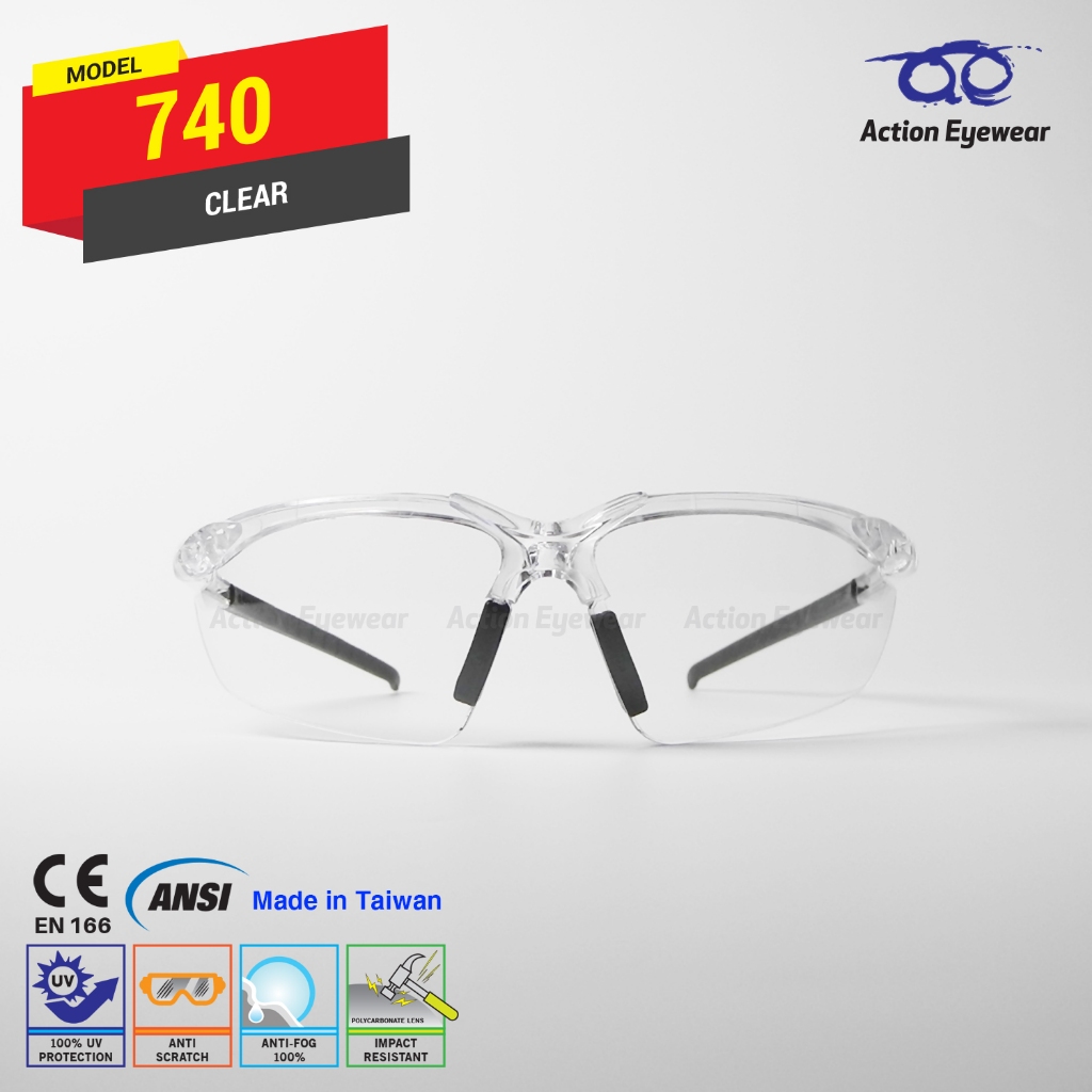 แว่นตาเซฟตี้ รุ่น 740 Action Eyewear