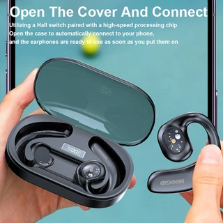 MEEGOO Y3 หูฟังบลูทูธแบบแขวนหู 5.4 หูฟังไร้สาย Bluetooth หูฟังออกกําลังกาย จอ LCD HIFI ใช้ได้นาน
