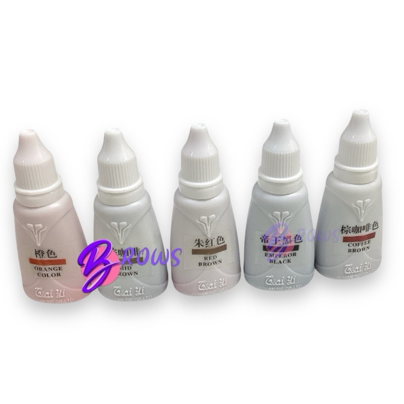 สีไฉยี่จีน  สีสักคิ้วไฉยี่ สีน้ำ สีจีน งดเปลี่ยนหรือคืนสินค้าทุกกรณี อ่านรายละเอียดก่อนสั่งนะคะ ราคา ถูกที่สุด ดีลบีเคเค แกลเลอรีภาพที่ 3