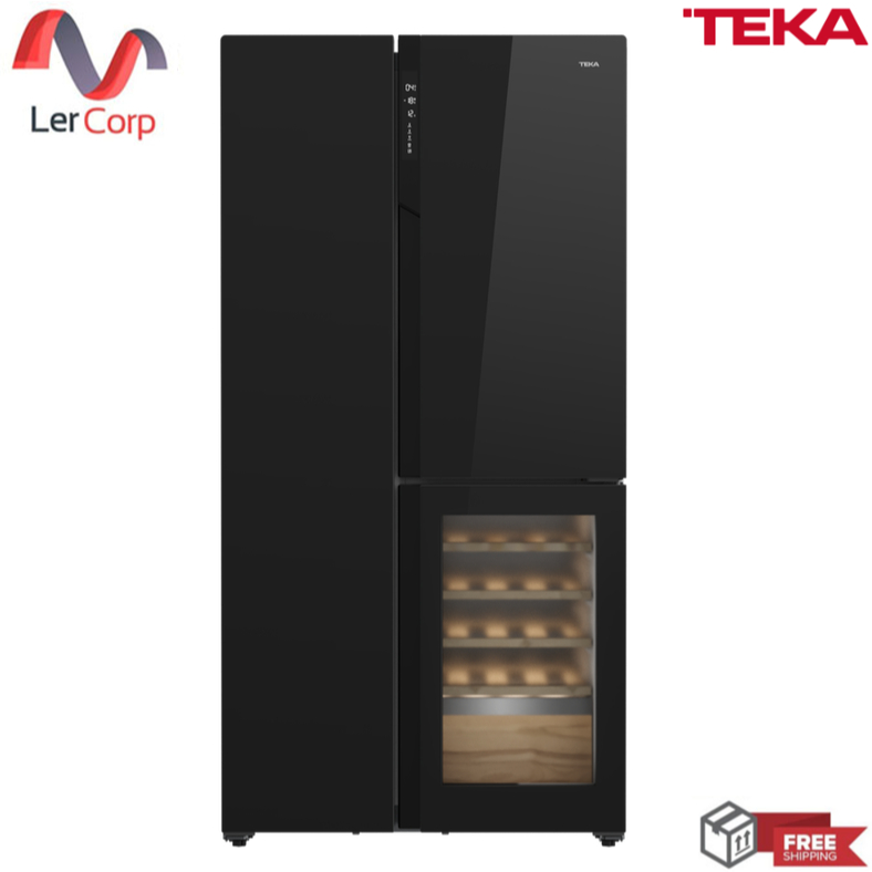 teka RLF 85950 GBK ตู้เย็นตั้งพื้น 2 ประตู พร้อมตู้แช่ไวน์