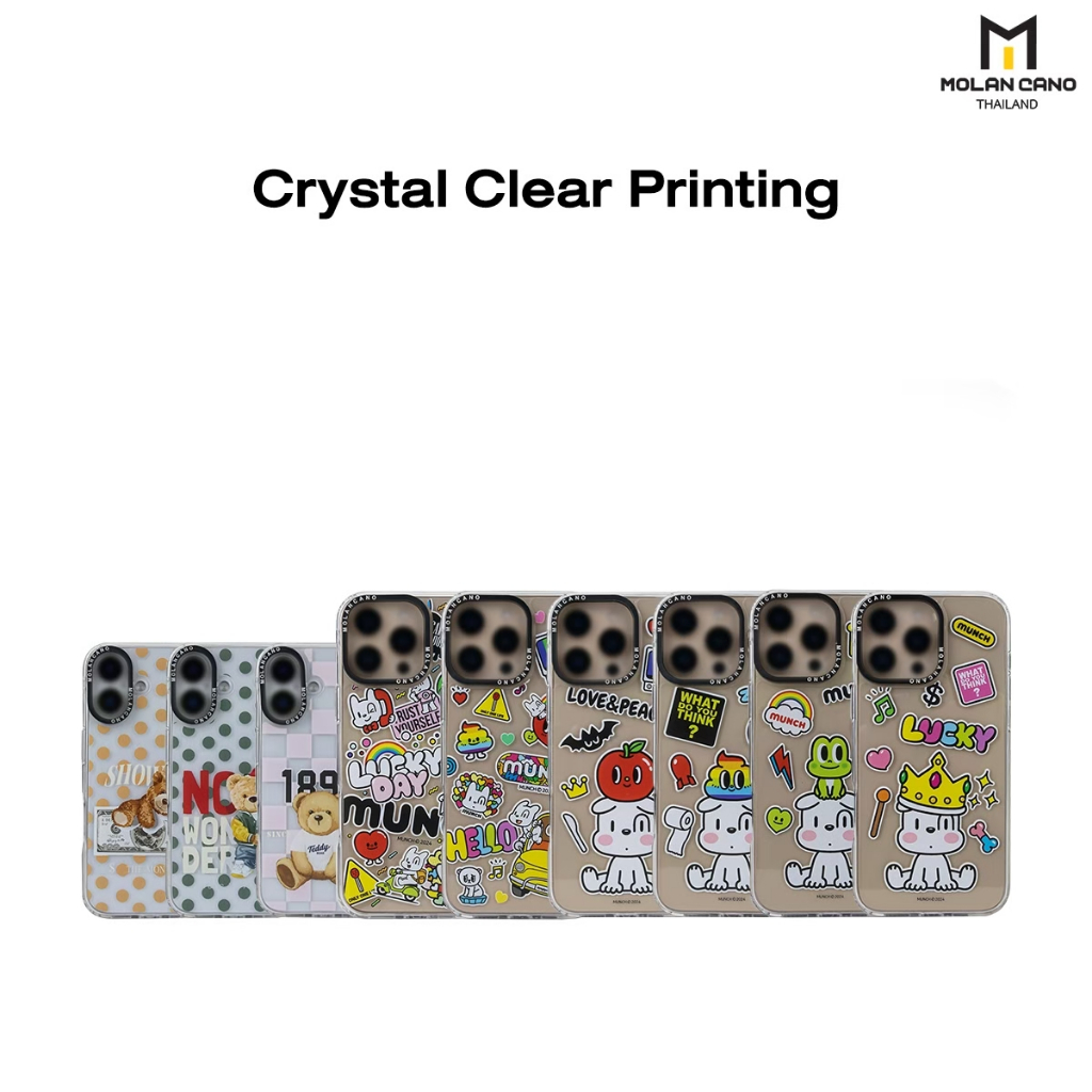 Molan cano รุ่น 16 / 16+ / 16 P / 16 PM เคสใส เคสพิมท์ลาย สกรีนลาย เคสกันกระแทก เคส Crystal Clear Pr