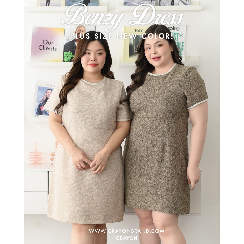 (XL-3XL) CRAYONBRAND - ชุดเดรส รุ่น Benzy dress