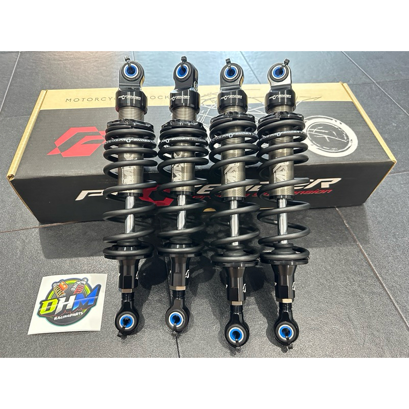 โช๊คหลัง PROFENDER รุ่น MAX SERIES สำหรับใส่ เวฟ ทุกรุ่น มีความสูง300มิล ถึง 330มิล ปรับนิ่มเเข็งสปริงได้ รับประกัน1ปี