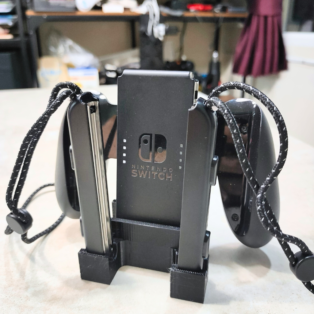 Nintendo switch organizer ขาตั้งกริปและสายรัด Nintendo Switch [3D Print]