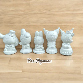 ตุ๊กตาปูนปลาสเตอร์ ระบายสี ตัวตัน (ไม่แถมสี) ราคาต่อตัว
