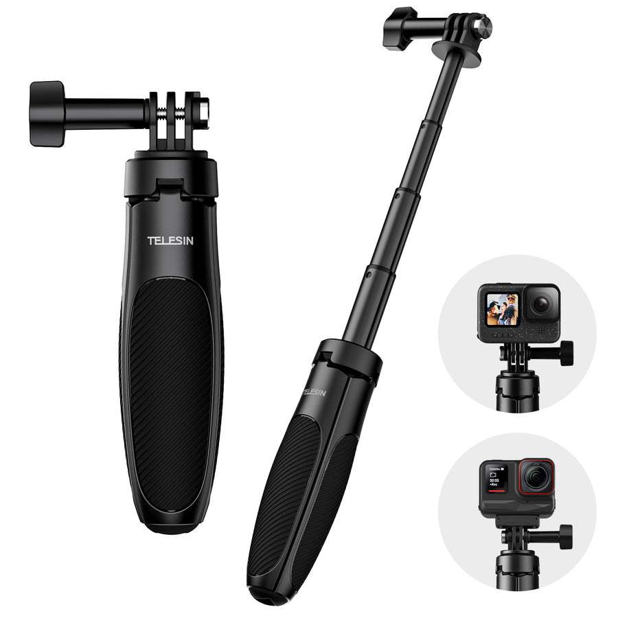 Telesin S1-MNP-01 Mini tripod Selfie Stick ขาตั้งกล้องขนาดพบพาสำหรับ GoPro / DJI / Action Camera