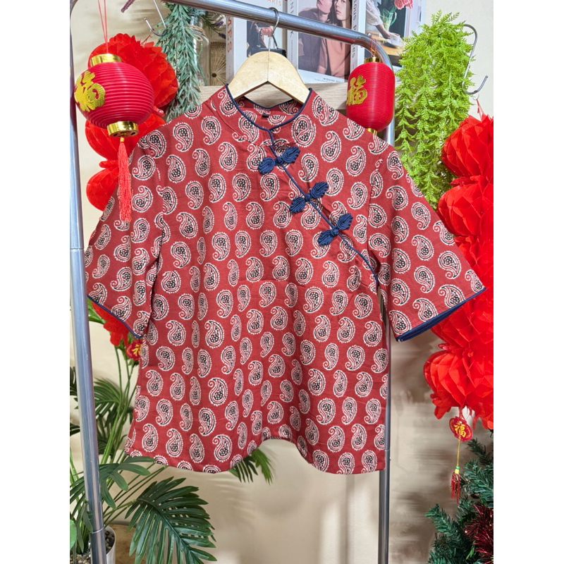 🪭เสื้อกี่เพ้าแขนสั้นไซร์ใหญ่🪭 - รูปที่ 2