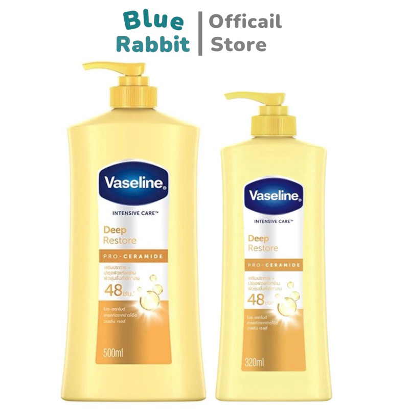 [120/300/470ml.] Vaseline โลชั่นบำรุงผิว 300/470ml. วาสลีน โททอล มอยซ์เจอร์ นอริชชิ่ง เนื้อโลชั่นบาง