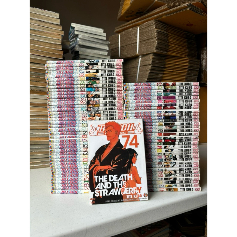 (มังงะ)Bleach บลีช เทพมรณะ 1-74 สภาพบ้านมือสอง อย่าลืมอ่านรายละเอียดนะครับ