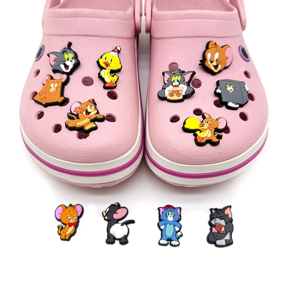 ทอม&เจอรี่ Tom and Jerry ตัวติดรองเท้า อุปกรณ์เสริมรองเท้า ลายTom & Jerry