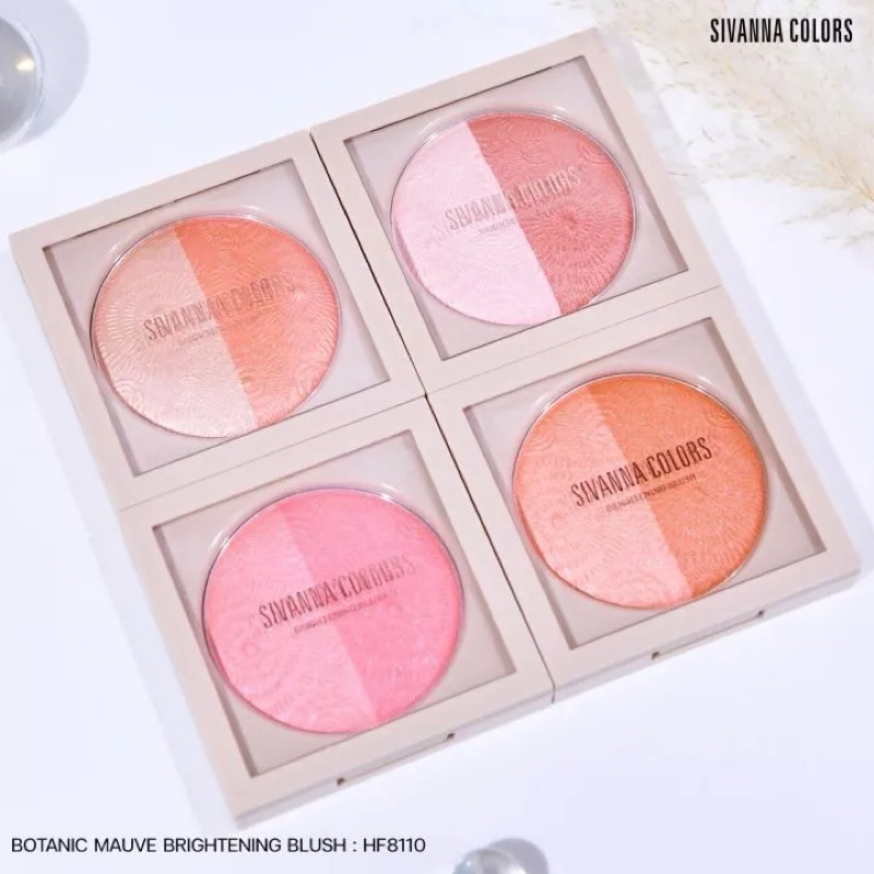 HF8110 ซีเวนน่า คัลเลอร์ส บลัช Sivanna Colors Botanic Mauve Brightening Blush