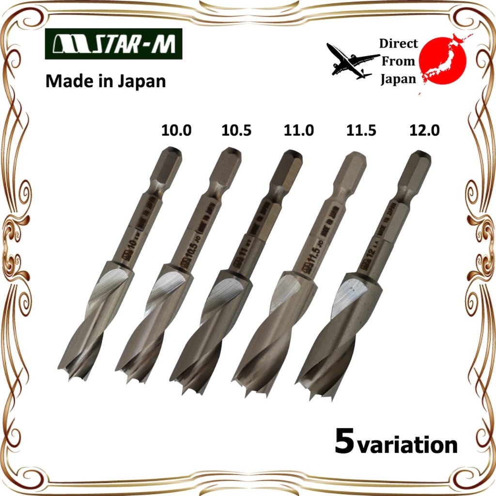【Direct from Japan】STAR-M Woodworking Drill bit delicate material สว่านงานไม้ ดอกสว่านสำหรับงานไม้