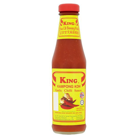 ซอสพริกกระเทียม King  Kampong koh Garlic Chilli Sauce 320 กรัม  Product of Malaysia HALAL