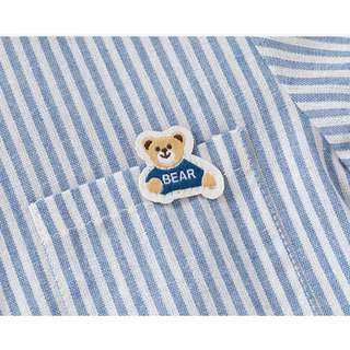 AB255 เสื้อเชิ๊ตคอจีน เสื้อเชิ๊ตแขนยาว เสื้อผ้าเด็ก แฟชั่นสำหรับเด็ก สินค้าพร้อมส่ง