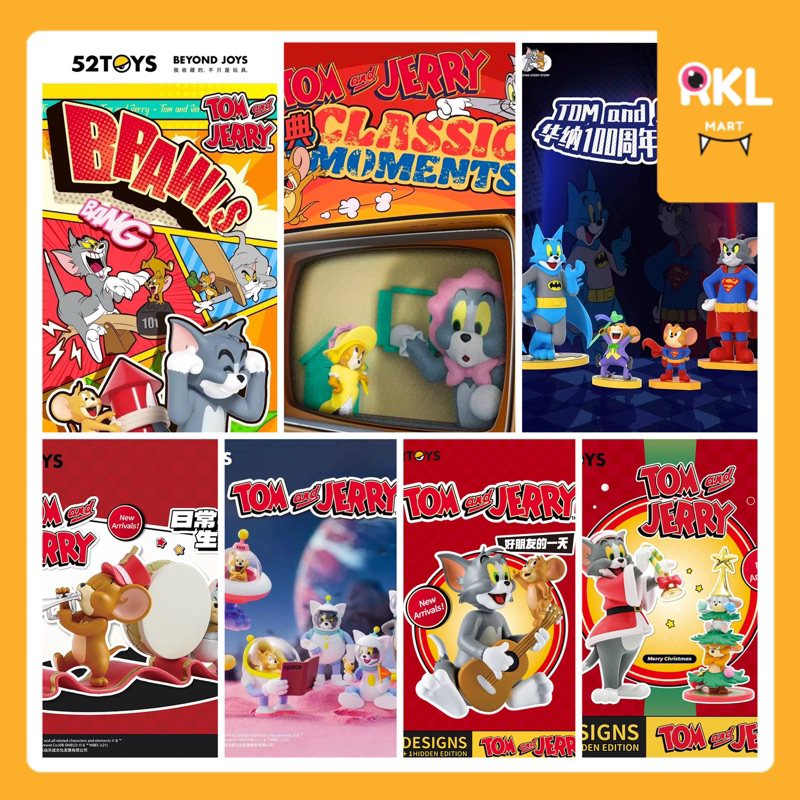🔥ยกกล่อง TOM and JERRY : รวมซีรีย์ Dairy Life / Best Friend / 100th / Brawls / Christmas / Classic V1-V2 📺