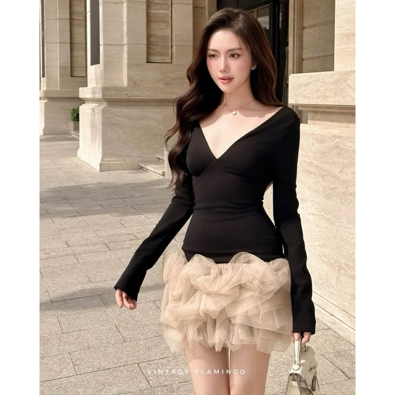 Vintage Flamingo- LULU DRESS