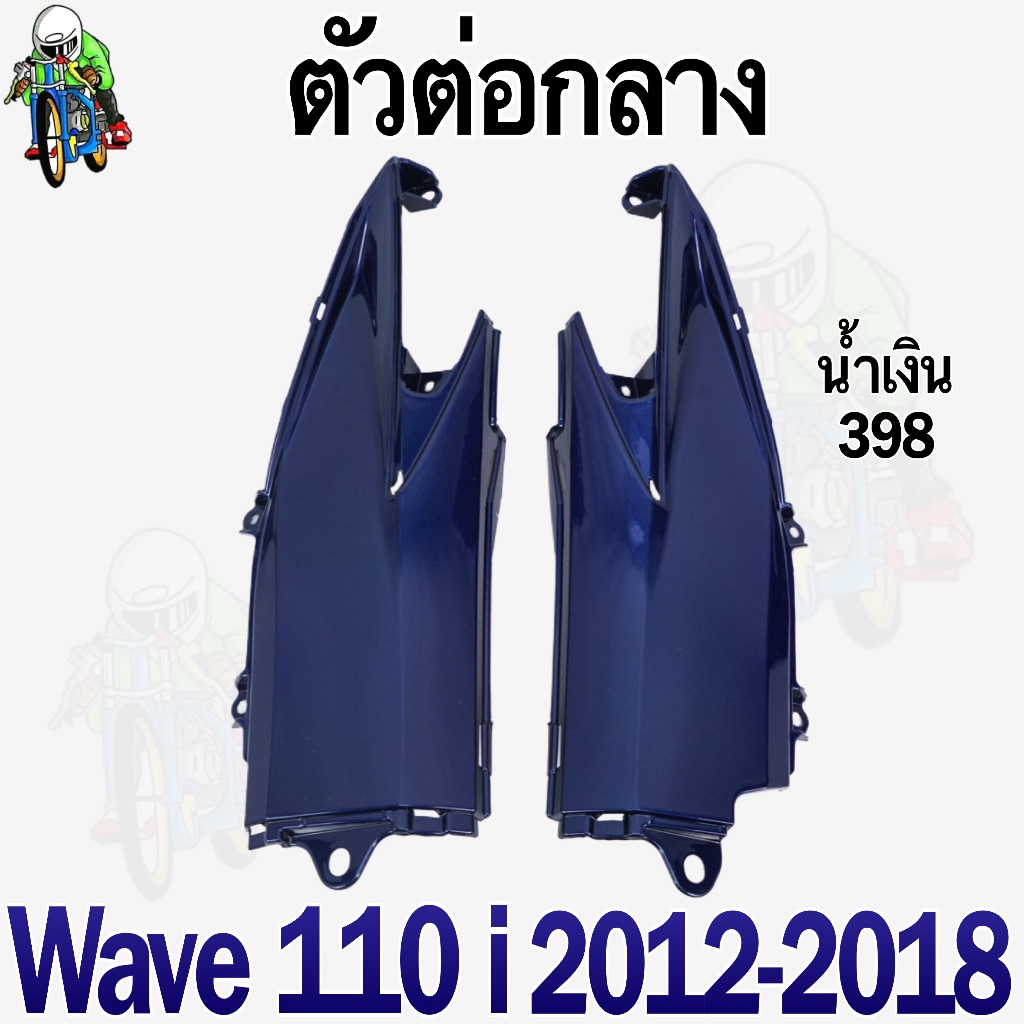 ตัวต่อกลาง WAVE 110 i (2012-2018) ชิ้นส่วนแต่ง สีสวย (งานABS) - รูปที่ 5