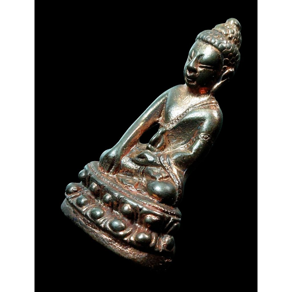 พระกริ่ง อุดมความสุข นิยม ตัวเลขใหญ่ เนื้อนวะ แก่นาค สวยแชมป์ ยาขัดทั่วองค์พระ จัดสร้าง 2540 โดย คุณธงชัย อุดมความสุข