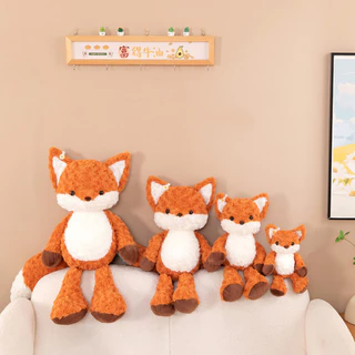 ตุ๊กตาจิ้งจอกเต้นรำ 75CM 60CM 50CM 28CM ขนนิ่มน่ากอดสุดๆ เขียนการ์ดอวยพรได้
