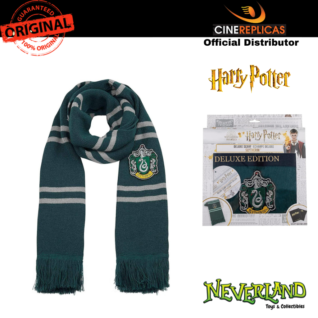 (Sold out)(Cinereplicas) Harry Potter Slytherin Deluxe Scarf Premium Edition Wizarding World