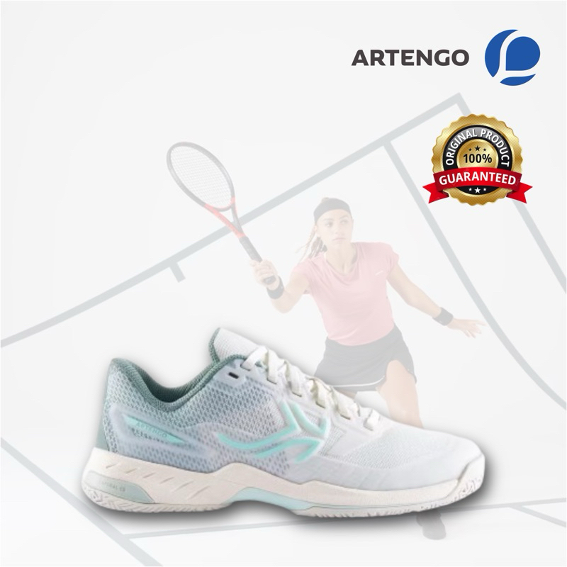 รองเท้าเทนนิสผู้หญิงสำหรับพื้นสนามหลายประเภท รุ่น Fast Pro (สีขาวออฟไวท์) ARTENGO