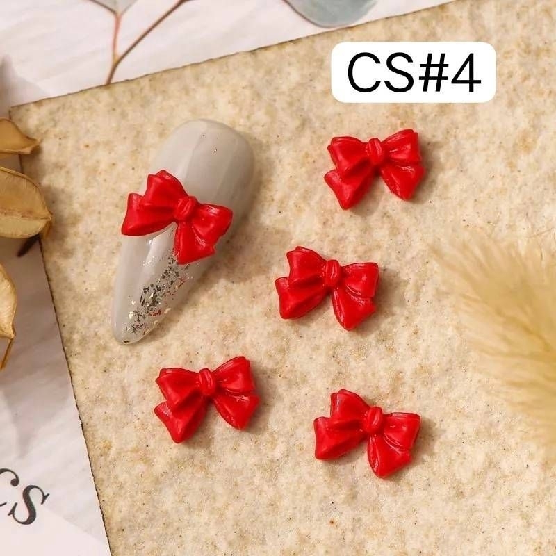 30ชิ้น📌📌📌 โบว์ติดเล็บ อะไหลตกแต่งเล็บ