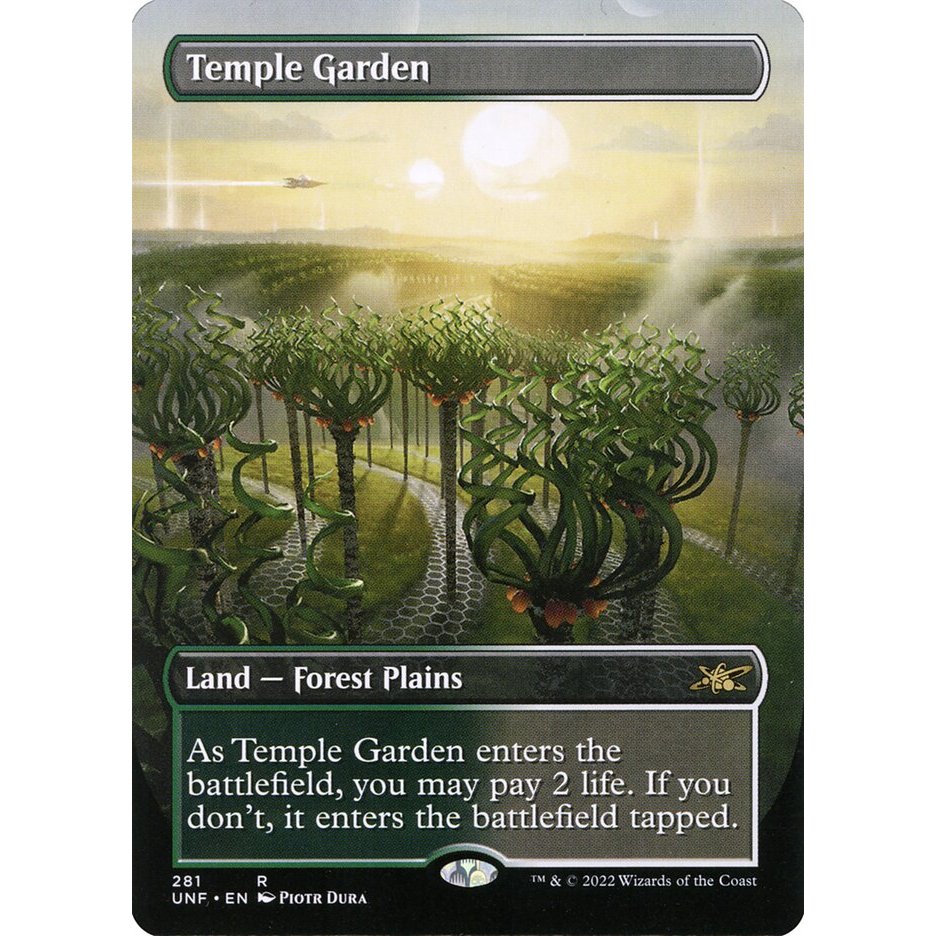 Temple Garden การ์ด Magic the Gathering [MTG] ของแท้