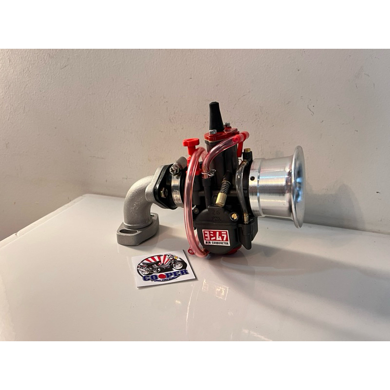 คาร์บู 28 ทรง yoshi สี และ คอหรีด ไม่ติดโครงชาลี ใส่ kเหลี่ยมได้