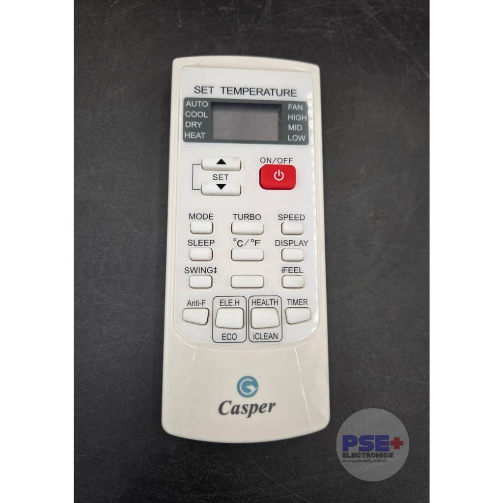 P3031 รีโมทแอร์ Casper (มีโลโก้) YKR-H/102E / MAVELL / CARRIER /MIDEA / AUX แท้