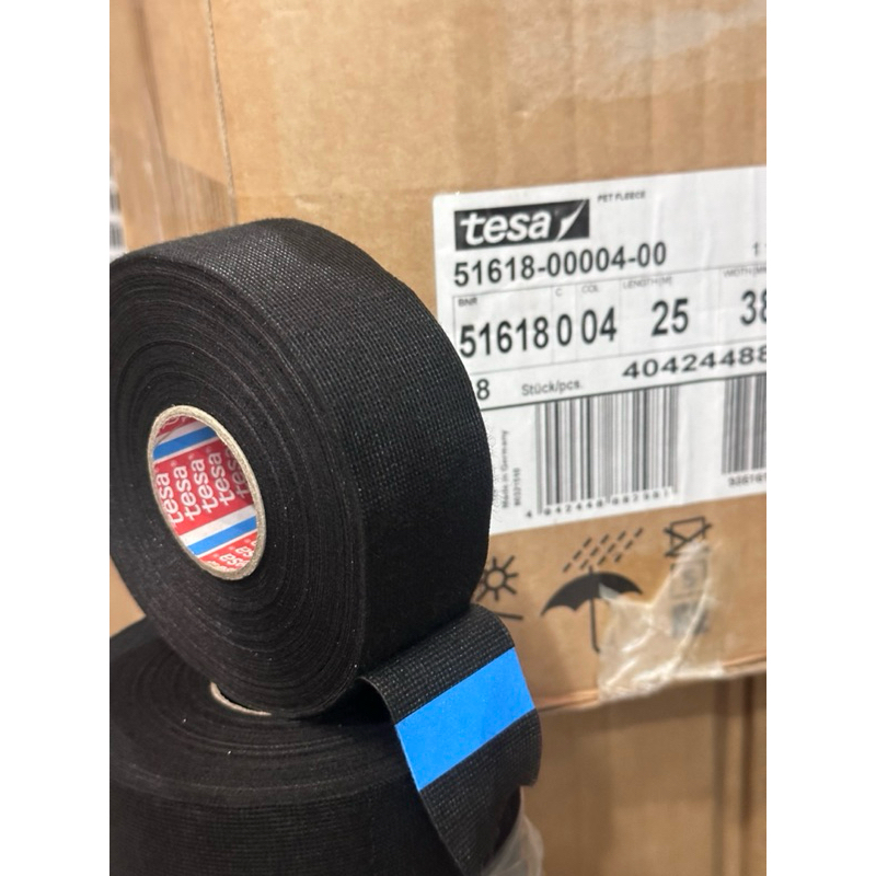 เทปผ้าพันสายไฟรถยนต์คุณภาพสูงtesa รุ่น51618 ใช้สำหรับห้องโดยสาร กว้าง38mm. ยาว25เมตร