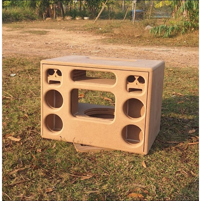 ตู้เปล่า8 นิ้วDiy รุ่นดอกคว้ำ แรงไม่ต้องล้น