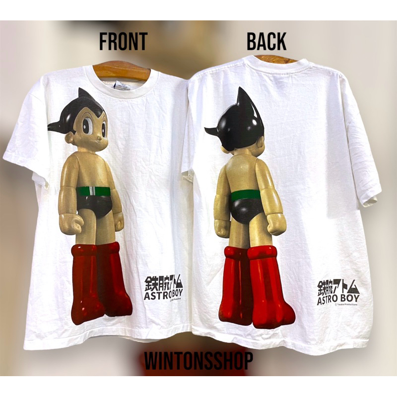 เสื้อยืด Astro Boy เจ้าหนูอะตอม เสื้อการ์ตูน ผ้าขาว