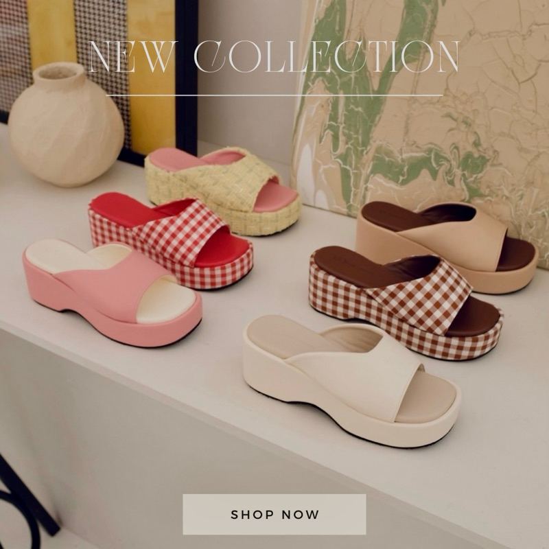 New arrival รองเท้าส้นเตารีด รุ่น Scotsy(สก็อตซี่) Size34-42