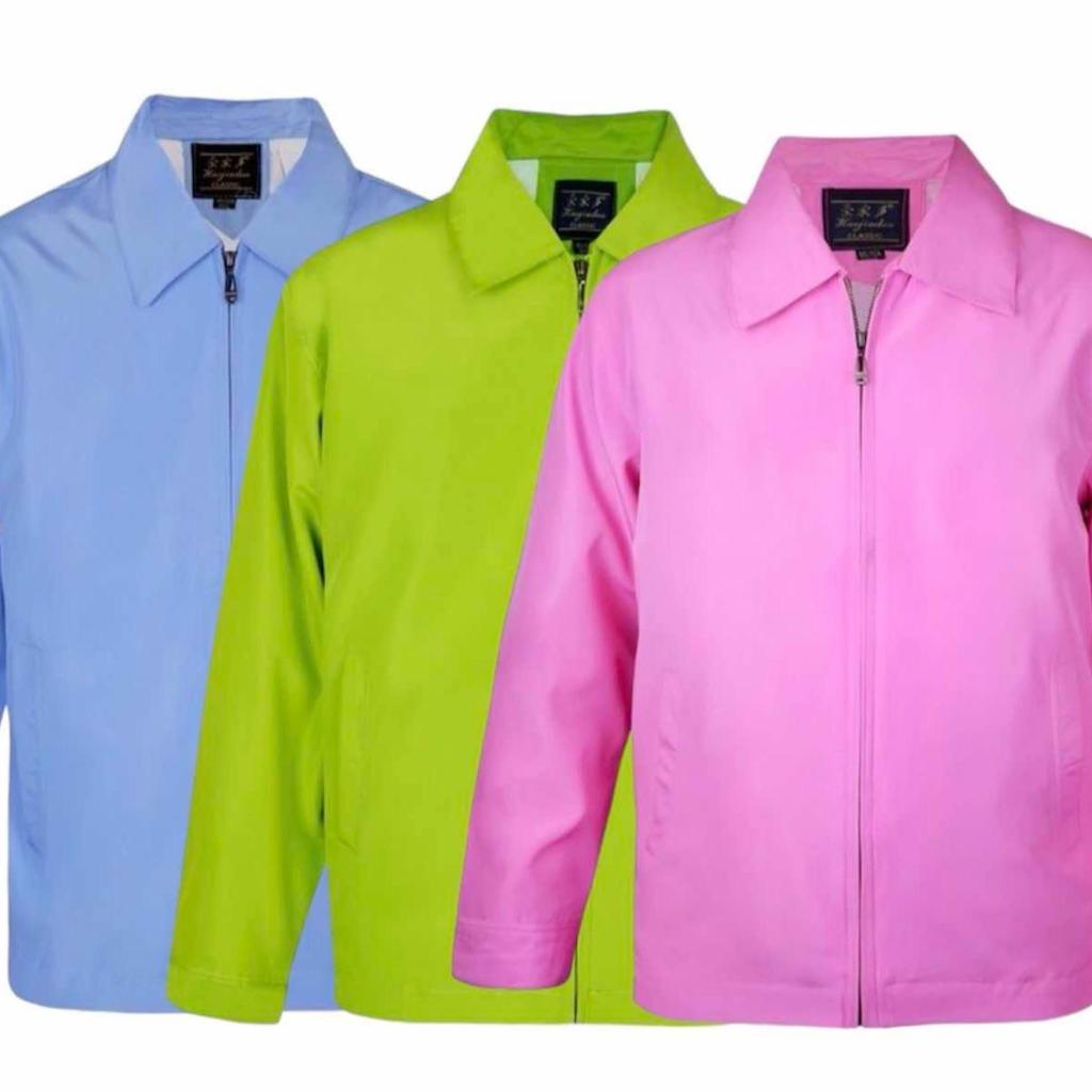 JAKKETS เสื้อแจ็คเก็ต ผ้านาโน คอปก มีซัปในผ้าร่ม Man Clothing ผู้ชาย