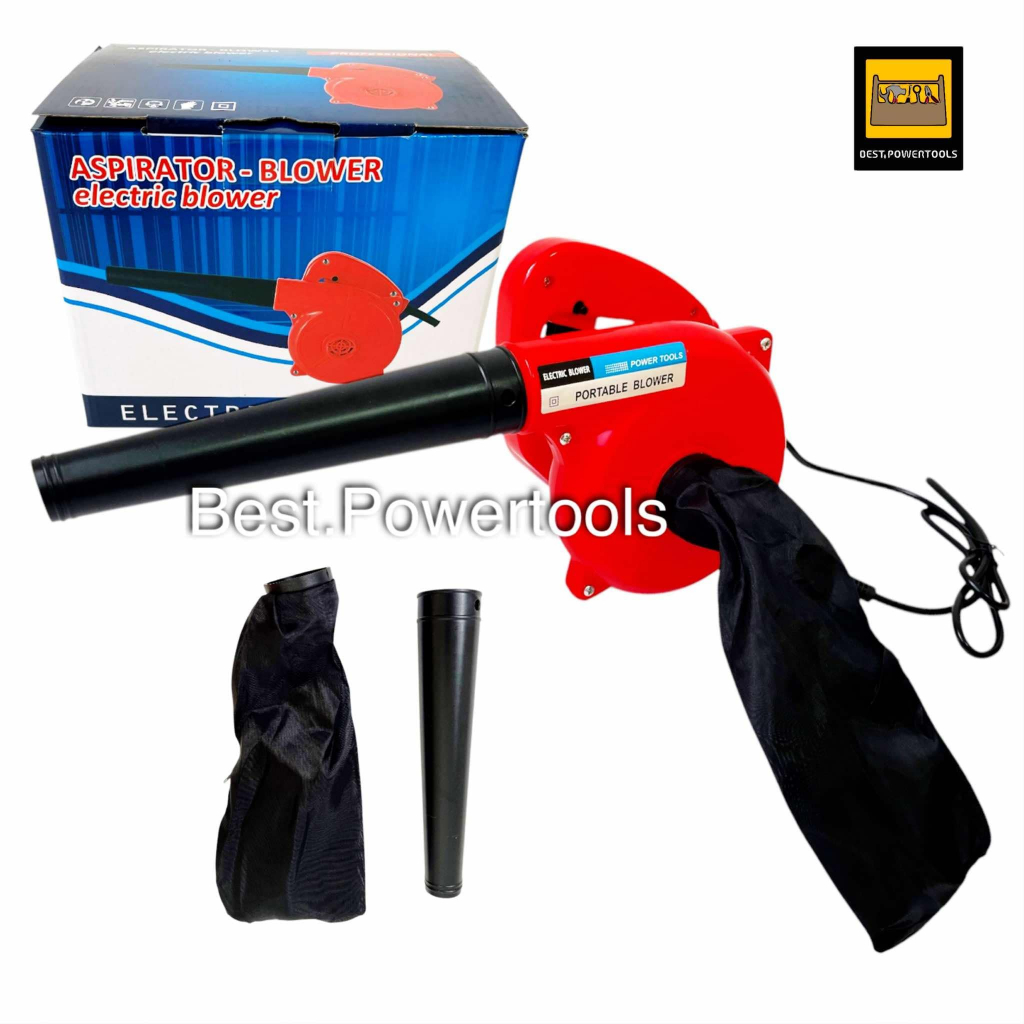 THAKITEC เครื่องเป่าลม-ดูดฝุ่น blower ล้างแอร์ 1000 วัตต์ มีปุ่มกดล็อค (เป่าลม-ดูดฝุ่น) พร้อมถุงเก็บฝุ่น (ใหม่!สีแดง)