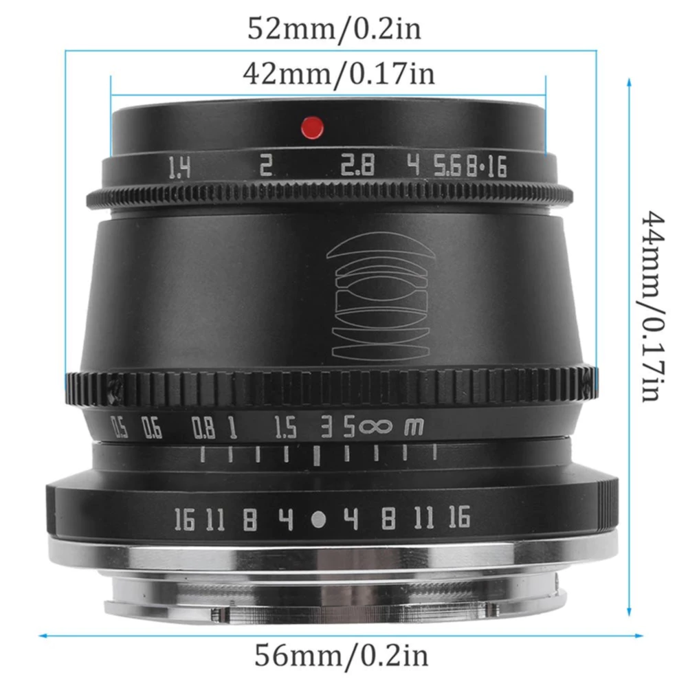 เลนส์มือหมุน TTartisan 35mm F1.4 สำหรับกล้องมิลเลอร์เลส thumbnail 3