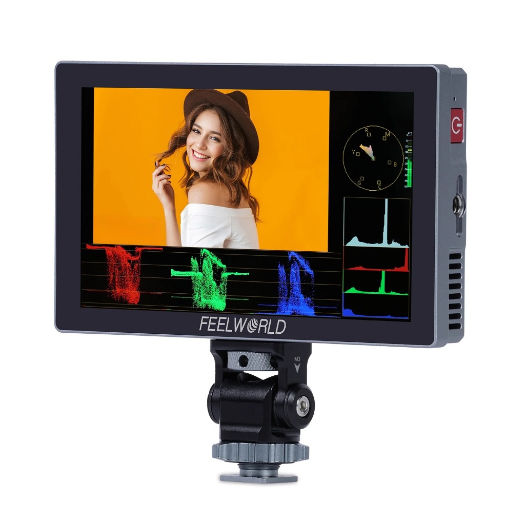 Feelworld P6X 5.5 นิ้ว 1000nit High Bright Aluminum Field Monitor [HDMI 4K60P] Touch Screen
