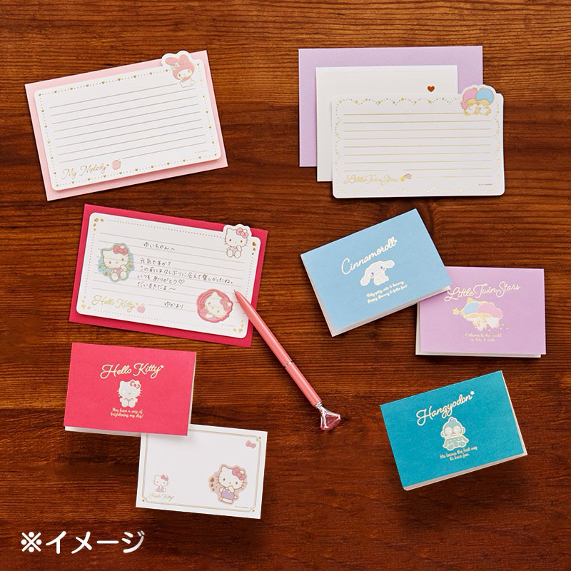 ชุดจดหมาย Mini letter set Sanrio , Made in Japan