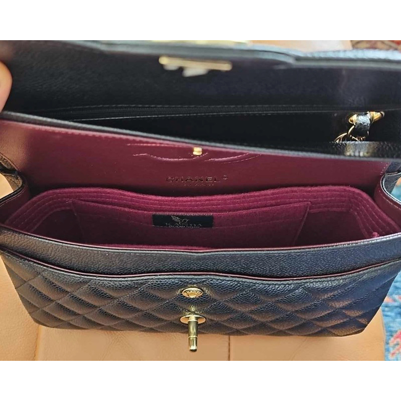 ผ้าสักหลาด Cc classic/boy- Felt bag แบรนด์  Kanda bag in bag ที่จัดทรง ที่จัดกระเป๋า ที่กันเลอะ ที่จัดระเบียบกระเป๋า