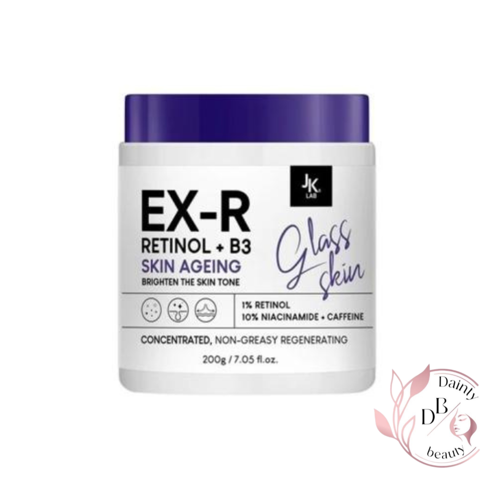 JKxLAB เจเค เอ็กซ์ แลป เอ็กซ์อาร์ เรตินอล ไนอะซินาไมด์ ไวท์ บอดี้ครีม 200 กรัม.